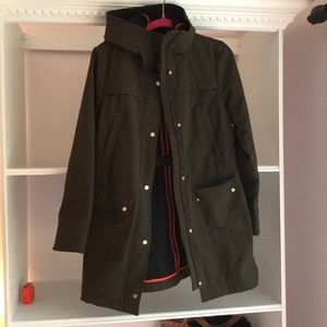 Vince Camuto hooded trenchcoat with pockets
